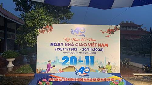 Sự kiện kỷ niệm 40 năm nhà giáo VN - Sự Kiện CTA - Công Ty TNHH Quảng Cáo Và Sự Kiện CTA